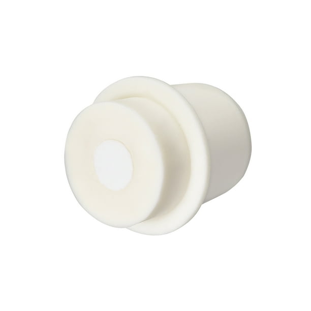 uxcell 9-14mm Beige Drilled Silicone Stopper Plugs for Flask Test Tube Stopper 5pcs